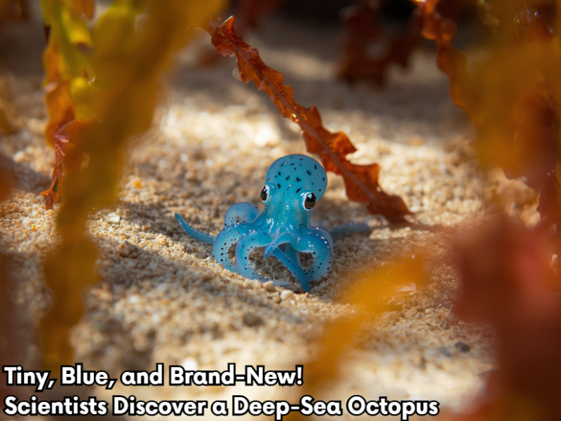 Tiny, Blue, and Brand-New! Scientists Discover a Deep-Sea Octopus 